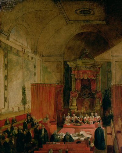 The Passing of the Reform Bill in 1832 by Samuel William I Reynolds